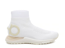 Load image into Gallery viewer, SALVATORE FERRAGAMO Gardena Women&#39;s 726203 White Sock Sneaker Size 5.5 C MSRP $950
