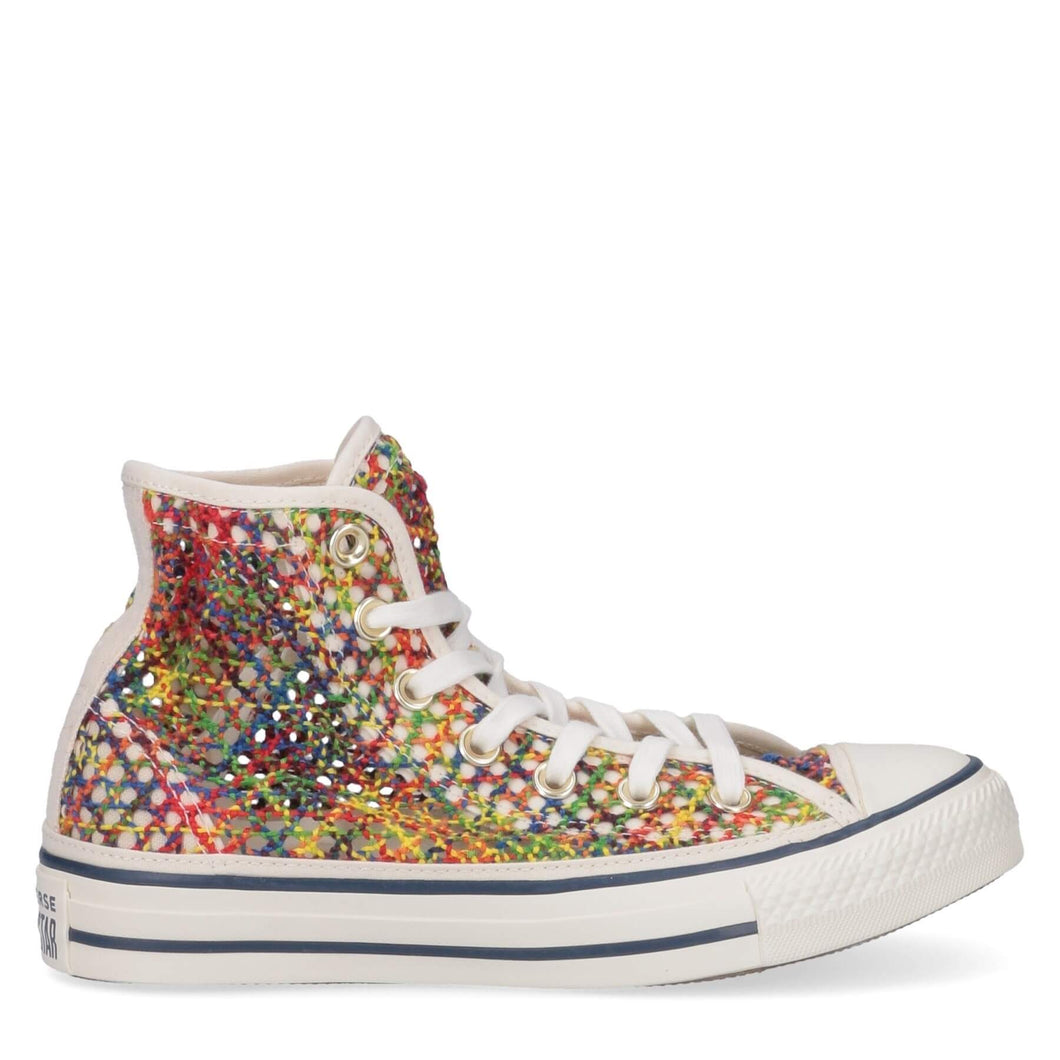 Converse Chuck Taylor All Star Ladies Multicolor Canvas Knit Sneakers 6.5