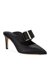 Load image into Gallery viewer, NEW SALVATORE FERRAGAMO Zelda Women&#39;s 724997 Black Mule Size 5.5 D MSRP $865
